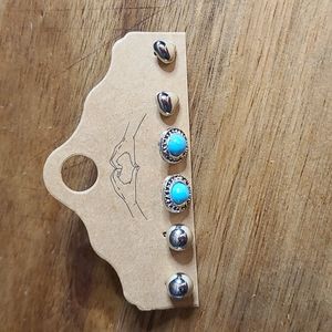3 pair of earrings